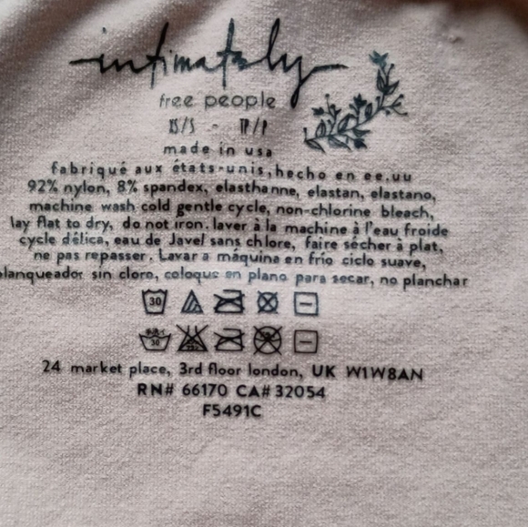 Free People Intimately Skinny Strap Seamless Brami XS/S Nude Pale Pink Chic/sexy - Picture 8 of 8